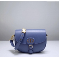 New Fashion Dior Medium Dior Bobby Bag in Box Calfskin M9319 Blue 2023