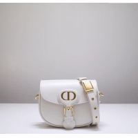 Spot Bulk Dior Small Dior Bobby Bag in Box Calfskin M9317 White 2024