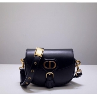 Best Quality Dior Small Dior Bobby Bag in Box Calfskin M9317 Black 2024