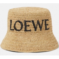 Super Quality Loewe Bucket Hat In Raffia L8103