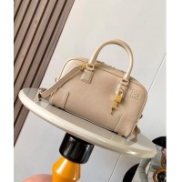 Popular Style Loewe Amazona 23 Small Top Handle Bag in soft grained calfskin L5007 Sand Beige 2024