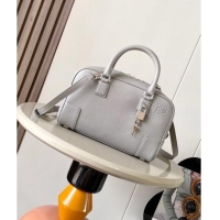 Promotional Loewe Amazona 23 Small Top Handle Bag in soft grained calfskin L5007 Light Grey 2024