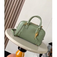 Good Looking Loewe Amazona 23 Small Top Handle Bag in Nappa Calfskin L5007 Avocado Green 2024