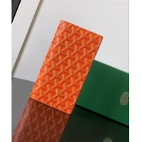 Most Popular Goyard Richelieu Wallet 3310 Orange 2024