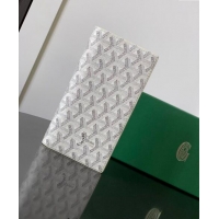 Top Grade Goyard Richelieu Wallet 3310 White 2024