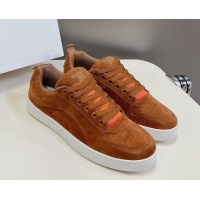 Buy Luxury Celine Suede Sneakers Brown 719086