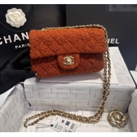 Pretty Style Chanel Classic Tweed Mini Flap Bag A69900 Brown 2024