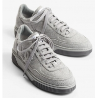 ​Top Quality Chanel Trainers Wool With Mixed Fibres G46011 Light Grey