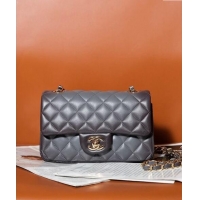 Low Cost Chanel Gradient Lambskin Classic Mini Flap Bag A69900 Grey 2024