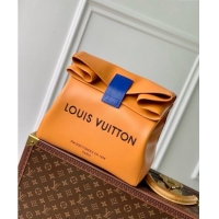 Well Crafted Louis Vuitton Sandwich Bag in Calf Leather M24578 Safran Orange 2024