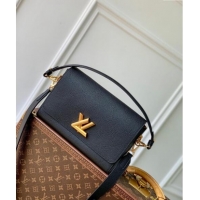 Trendy Design Louis Vuitton Soft Twist bag in Calfskin M24639 Black 2024