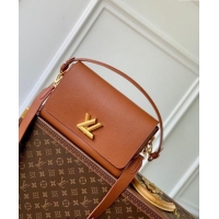 Best Price Louis Vuitton Soft Twist bag in Calfskin M24640 Cognac Brown 2024