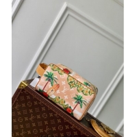 Low Cost Louis Vuitton Locker Dopp Kit Clutch in Monogram Surfin' Canvas M24799 Sand Beige 2024