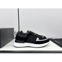 Grade Quality Chanel Mesh & Suede Sneakers Black/White 7230051