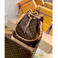 Famous Brand Louis Vuitton Monogram Canvas Vintage Noe Bucket Bag M42224 2024