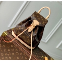 Shop Grade Louis Vuitton Montsouris Mini Backpack in Monogram Canvas M11199 Brown 2024