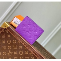 Trendy Design Louis Vuitton Monogram Leather Multiple Wallet M69037 Purple 2024