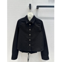 Most Popular Loewe Denim Shirt L7905 Black 2024