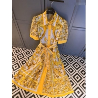 ​Best Grade Dolce & Gabbana Cotton Dress M71005 Yellow 2024