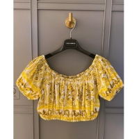 Good Taste Dolce & Gabbana Cotton Top DG71006 Yellow 2024