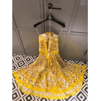 ​Buy Discount Dolce & Gabbana Dress DG71008 Yellow 2024