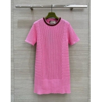 Grade Quality Gucci Knit Dress G71011 Pink 2024