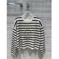 ​Buy New Cheap Loewe Wool Sweater L71027 Black/White 2024