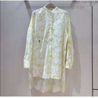 Best Price Dior Cotton Shirt D8708 Yellow 2024