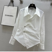 Top Grade Cheap Chanel Shirt CH8805 White 2024