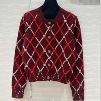 Top Quality Chanel Cashmere Cardigan CH8815 Red 2024