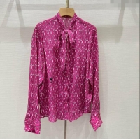 Top Quality Dior Silk Shirt D8812 Pink 2024