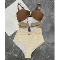 ​Top Quality Versace Swimwear with Metal-Charm Charm 0709 Light Beige 2024