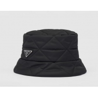 Reasonable Price Prada Re-Nylon Bucket Hat 1HC325 Black