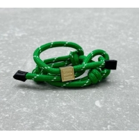 Top Quality Miu Miu Cord and nylon bracelet M001 Green 2024