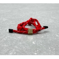 Buy Fashionable Miu Miu Cord and nylon bracelet M001 Red 2024