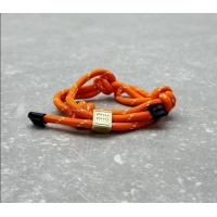 Top Grade Miu Miu Cord and nylon bracelet M001 Orange 2024 