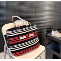 Reasonable Price Miu Miu Crochet fabric tote bag 0729 Multicolor 2024