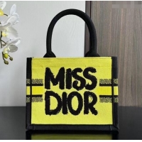 Buy Classic Dior Small Book Tote bag in Two-Tone Green and Blue Miss Dior Graffiti CD1286 2024