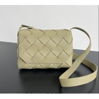 Best Price Bottega Veneta Diago Crossbody Bag in Intrecciato leather Travertine 795637 Green 2024