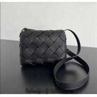 Top Quality Bottega Veneta Diago Crossbody Bag in Intrecciato leather 795637 Black 2024