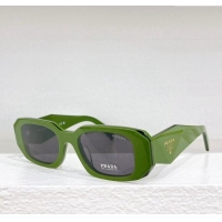 Reasonable Price Prada Sunglasses SPR17W Deep Green 2024