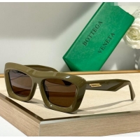 Top Design Bottega Veneta Sunglasses BV1283 Green 2024