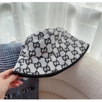 Low Cost Gucci Wool Bucket Hat 0731 Black/White 2023