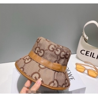 New Fashion Gucci GG Canvas Bucket Hat with Band 0712 Beige 2023