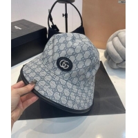 Big Discount Gucci GG Canvas Bucket Hat 0810 Grey 2023