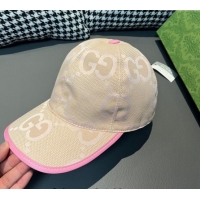 Best Price Gucci Jumbo GG Baseball Hat 1206 Pink 2023