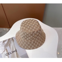 Best Grade Gucci GG Reversible Bucket Hat 0112 Beige 2024