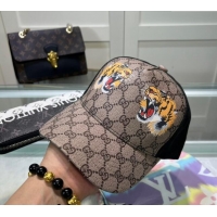 Buy Classic Gucci GG Canvas Baseball Hat with Kingsnake Print 040301 Black 2024