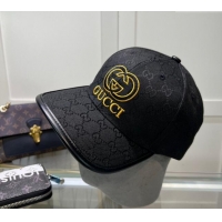 Well Crafted Gucci GG Canvas Baseball hat with Interlocking G 0513 Black 2024