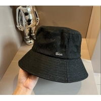 Latest Style Gucci GG Canvas Bucket Hat 061907 Black 2024